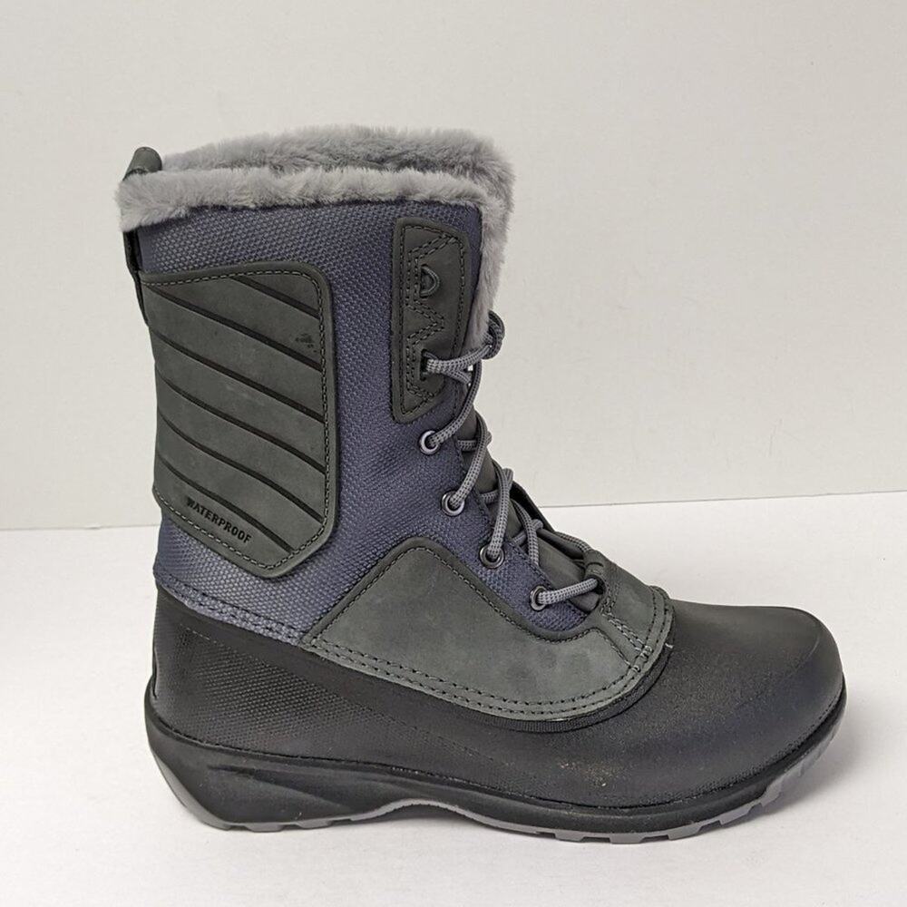 The North Face Shellista IV Mid Waterproof Snow Boots, Zinc Grey, Women's 10 - Picture 2 of 6